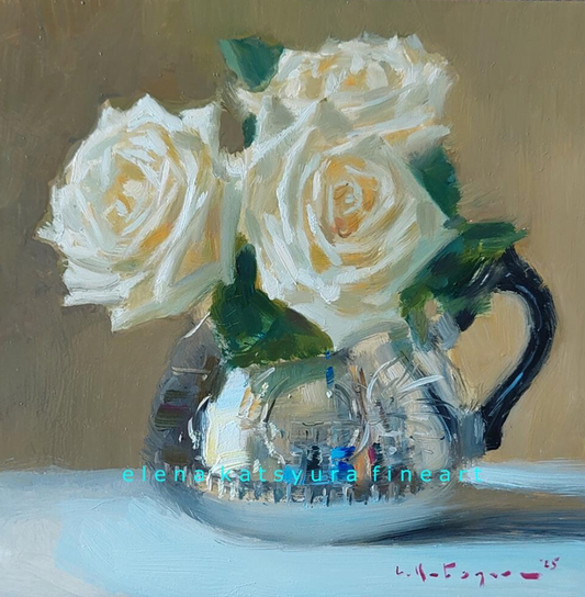 Roses in Silver