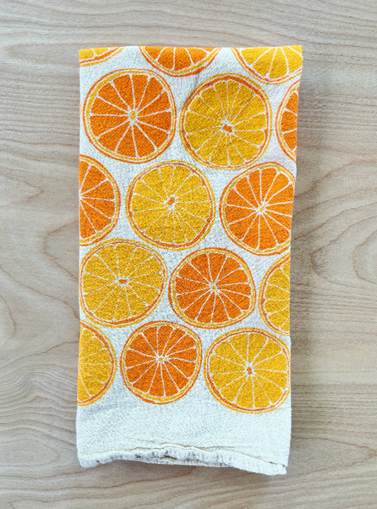 Flour Sack Fruit Tea Towels