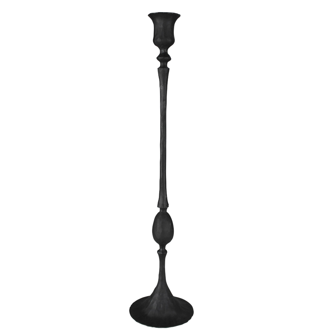 Black Taper Candle Holders - 5 sizes