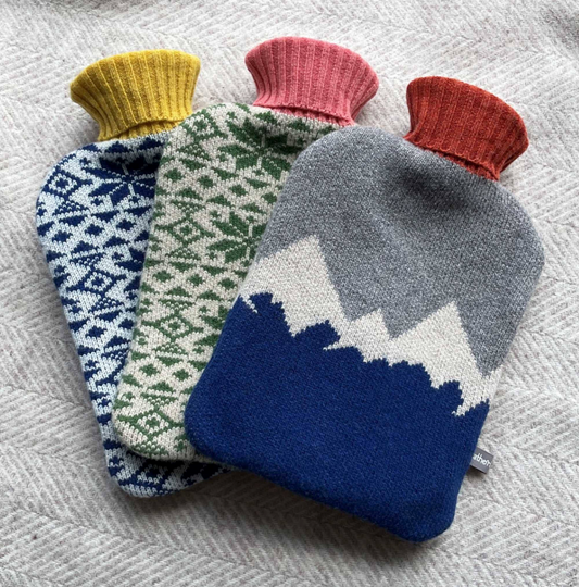 Lambswool Hot Water Bottle Covers & Bottles
