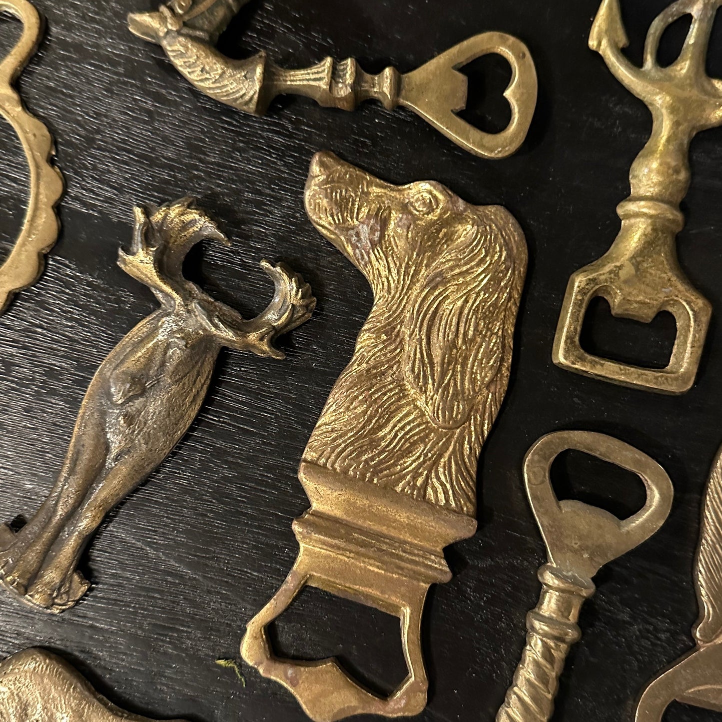 Vintage Flat Brass Bottle Openers