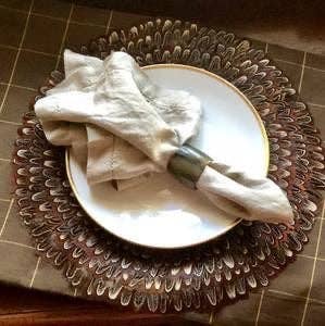 Placemats, Pheasant Feather