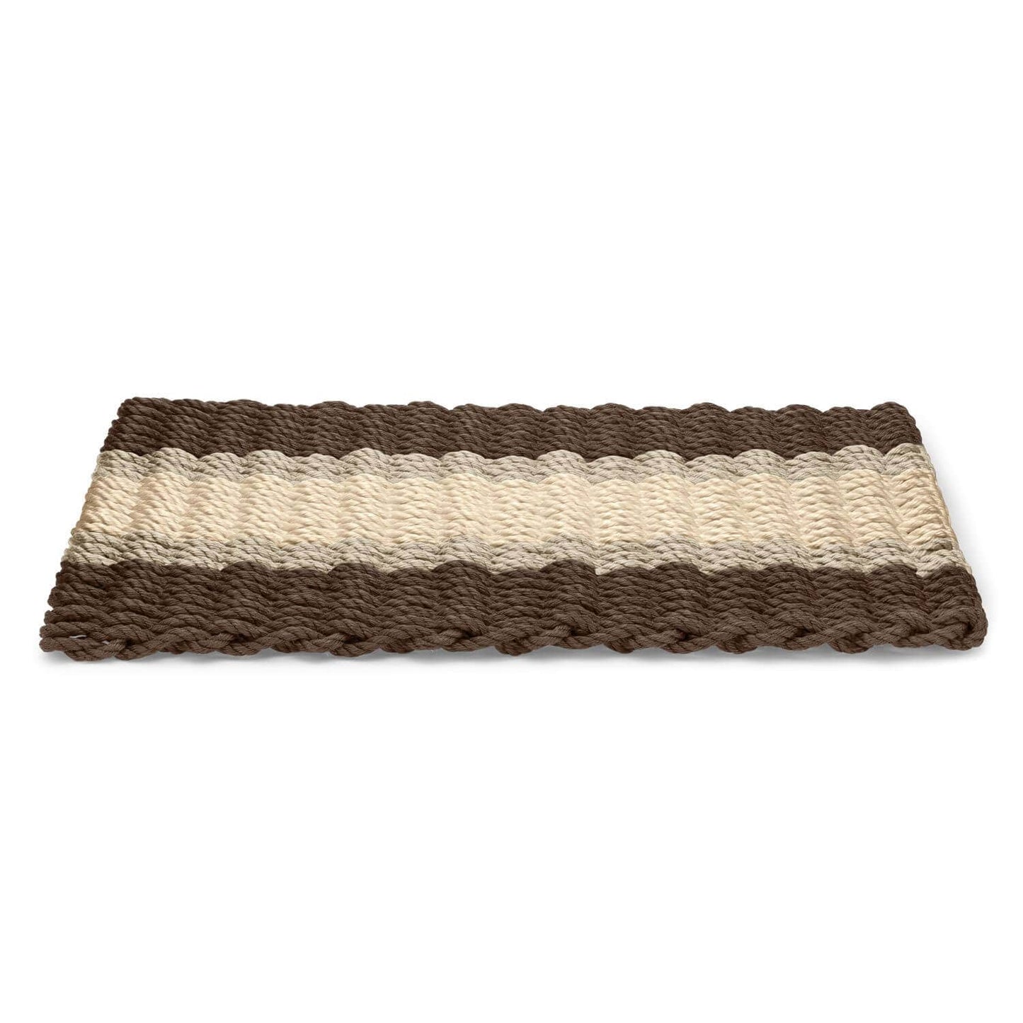 Lobster Rope™ Outdoor Doormat: Mocha, Sand, Light Tan
