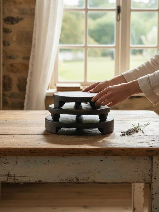 Found Wood Pedestal - Small