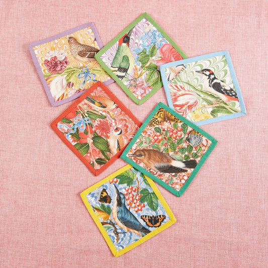 Flora & Fauna Cocktail Napkins