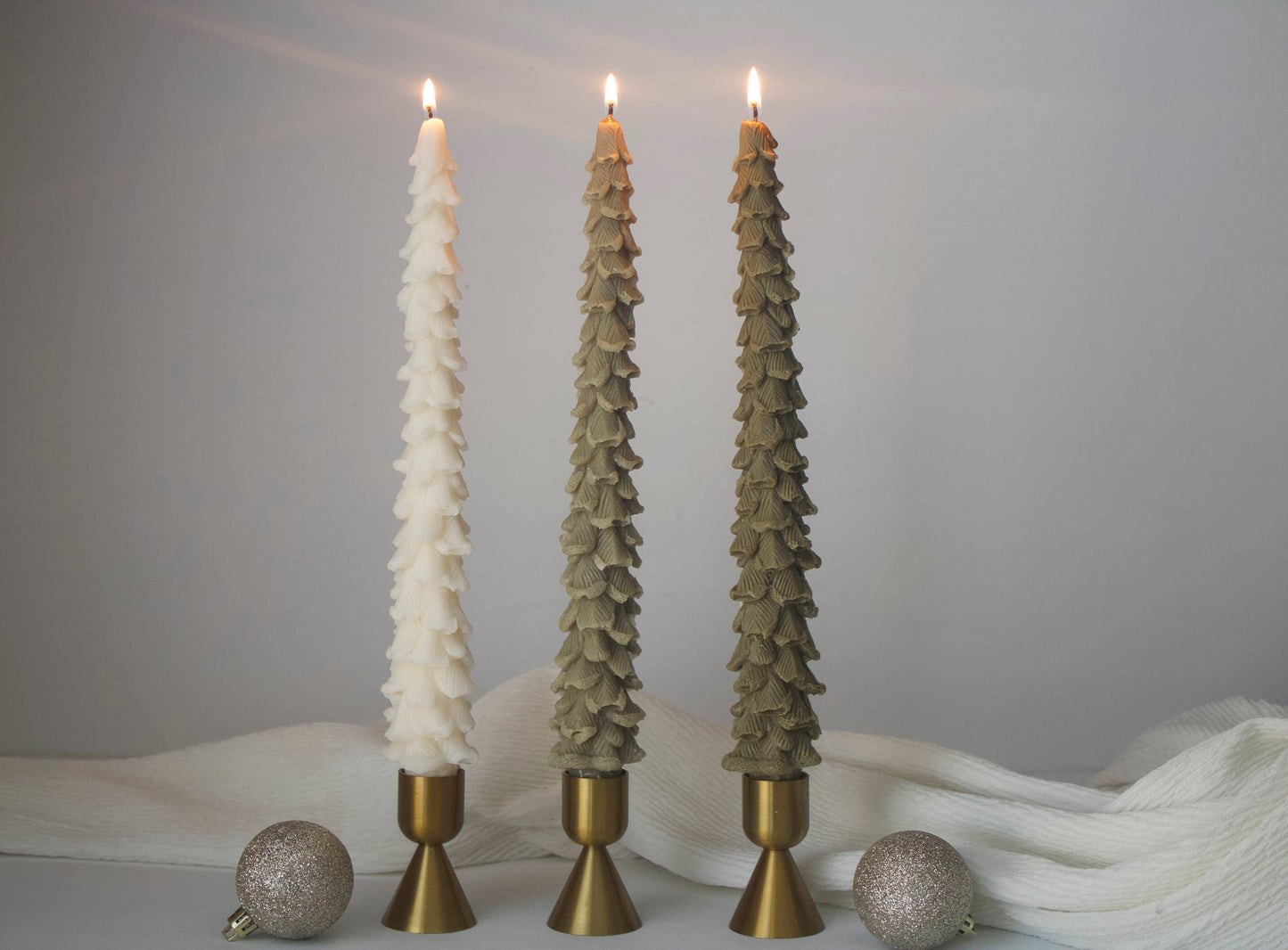Tree Taper Candle - Beeswax / Soy
