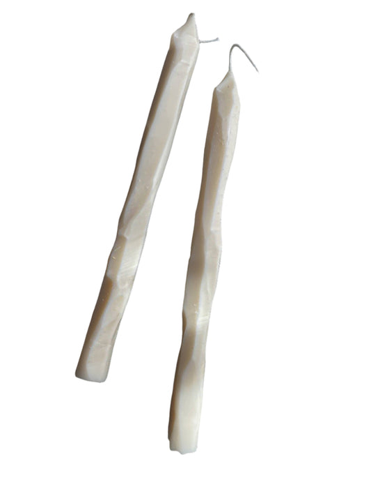 Hand Carved Tapered Candle Stick - Singles