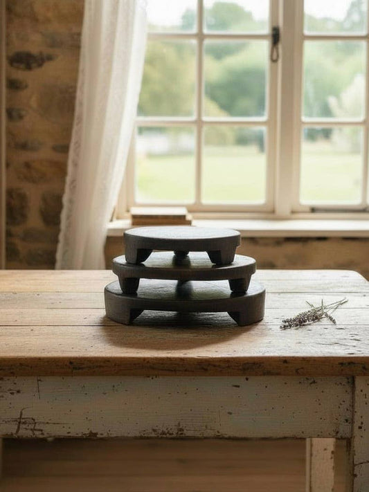 Found Wood Pedestal - Medium