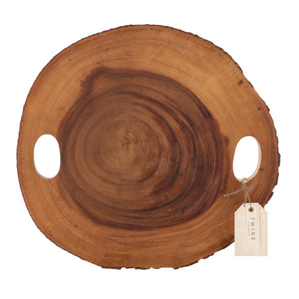 Acacia Natural Round Cheese Board