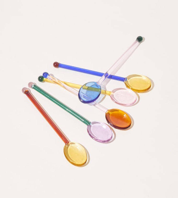 Glass Cocktail Spoon