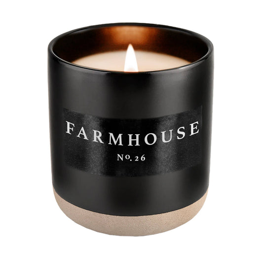 Black Jar Candle - Assorted Scents - 12 oz
