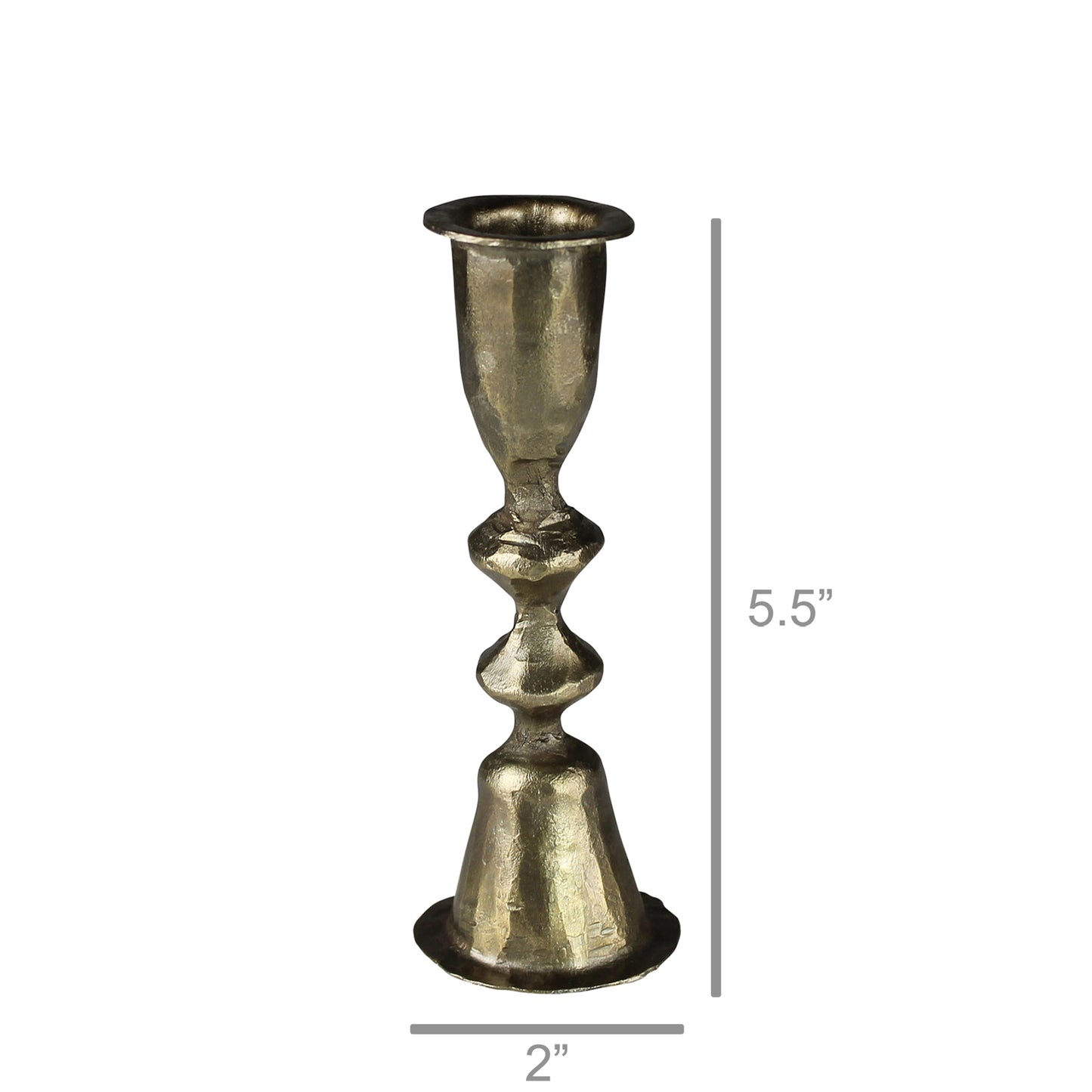 Brass Taper Candle Holder - 3 sizes