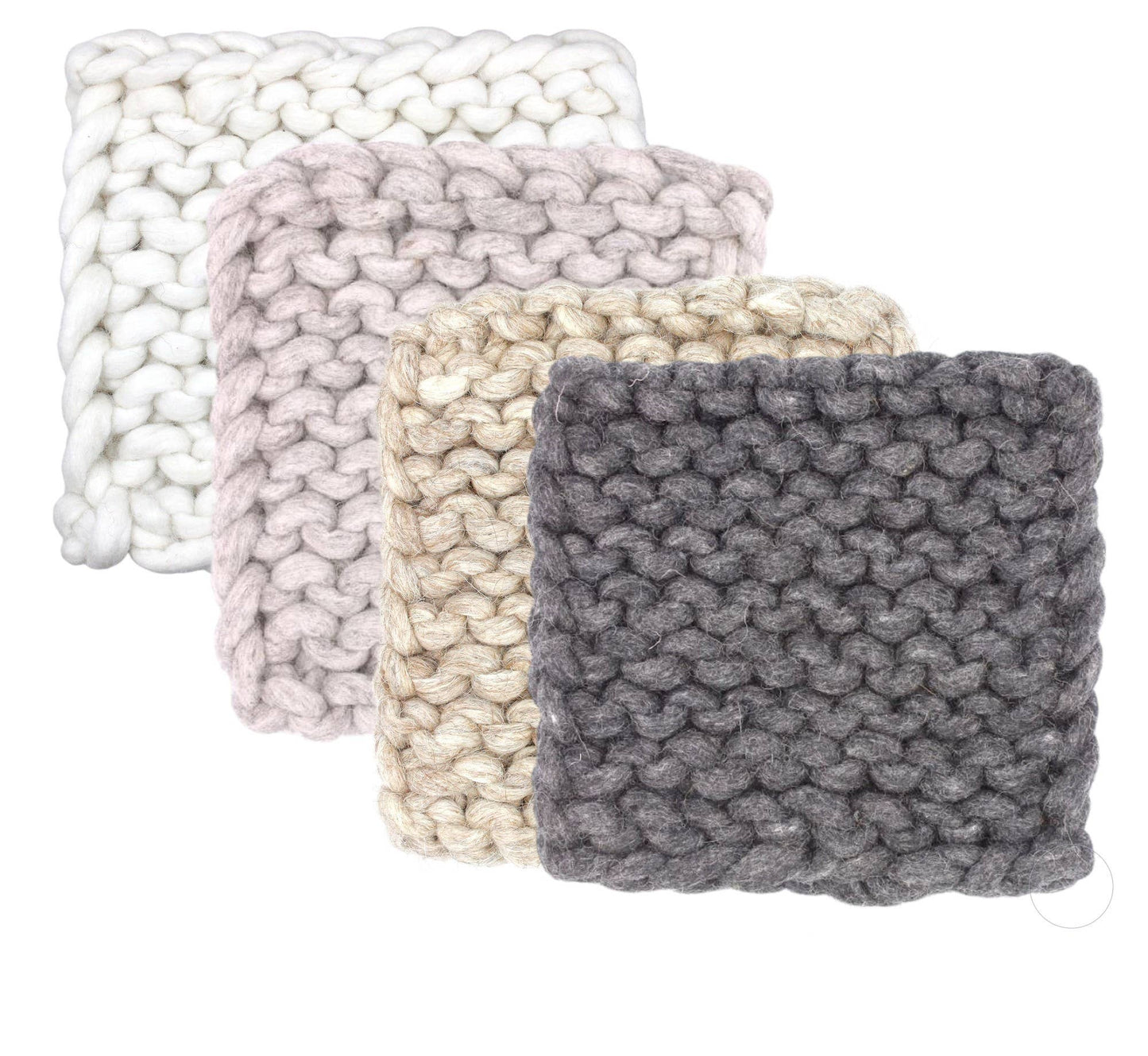Chain Knitted Wool Trivet