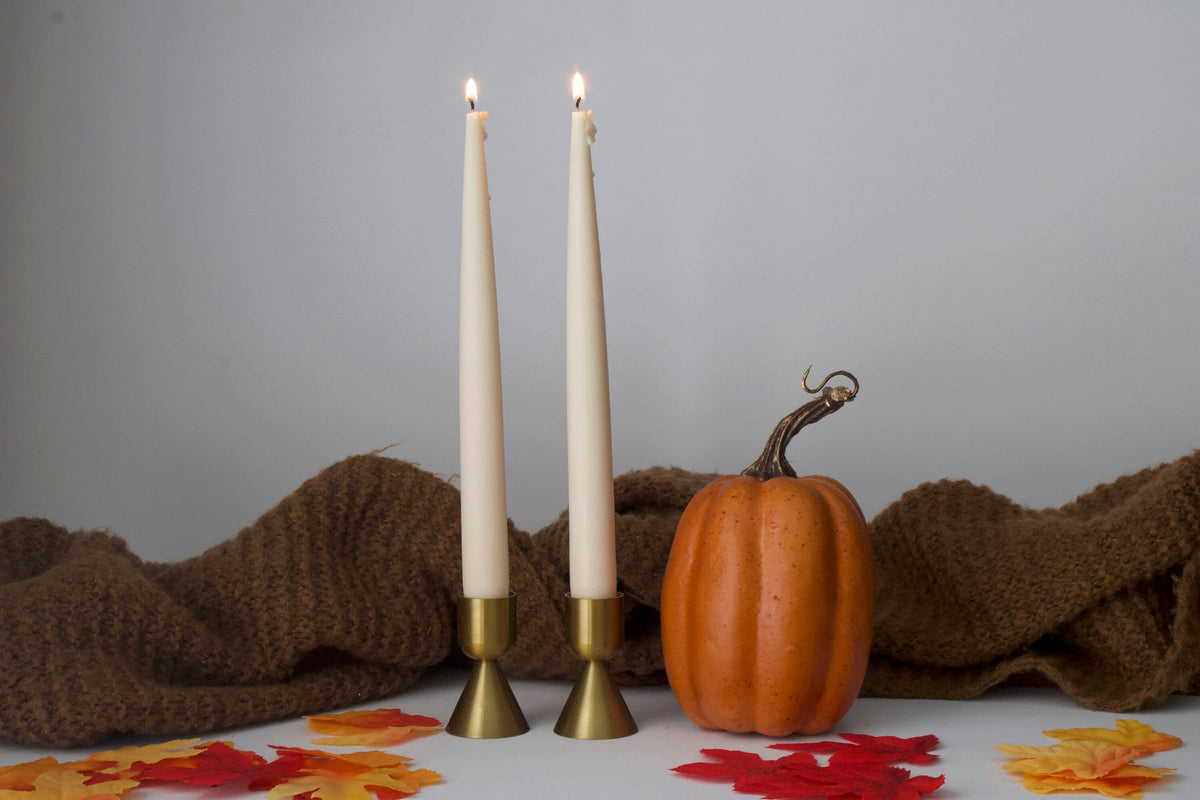 Pointed Taper Candlesticks Pairs