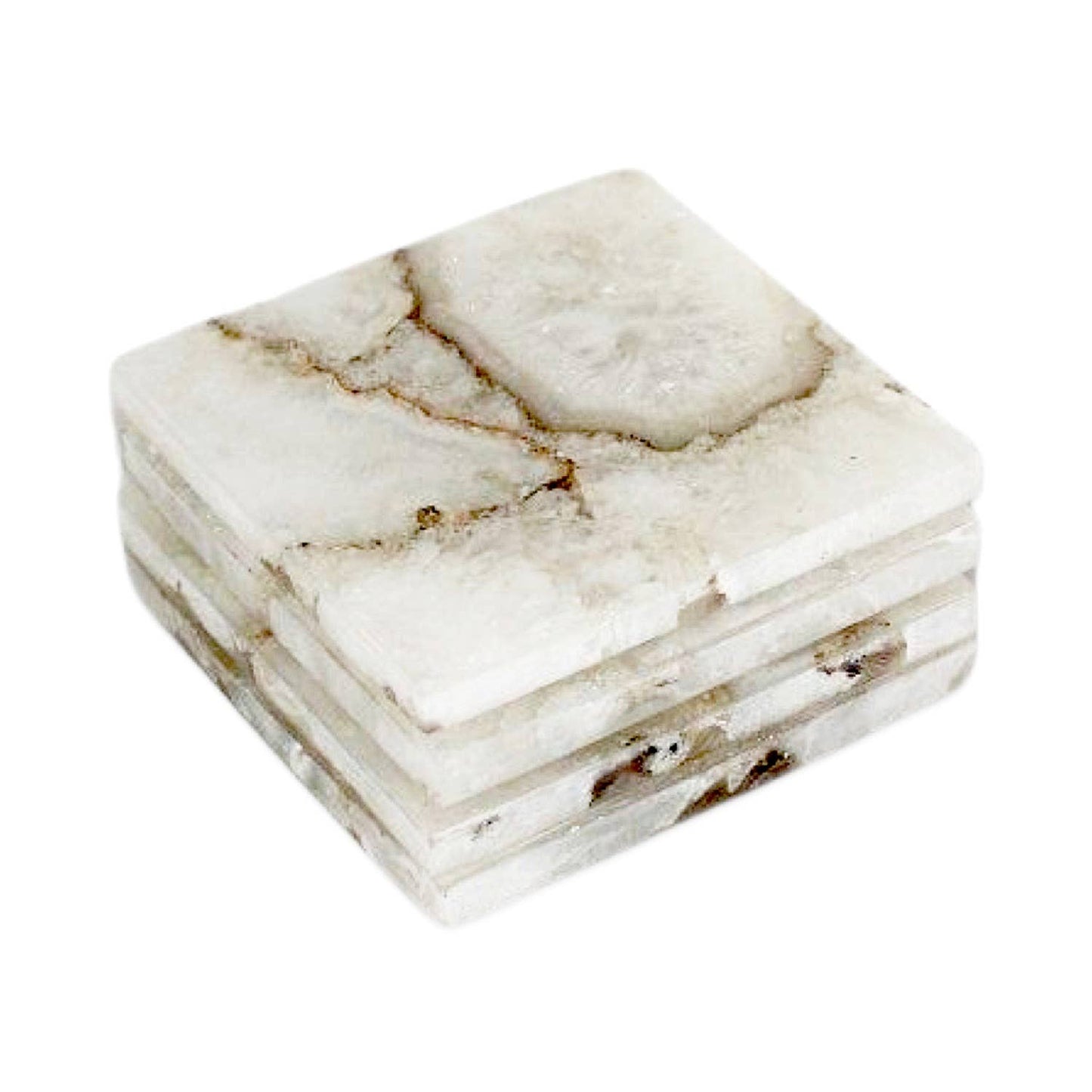 White Agate Coasters
