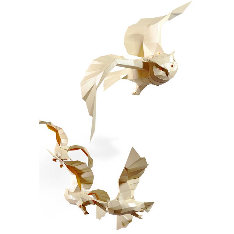 Hanging Owl Origami Model