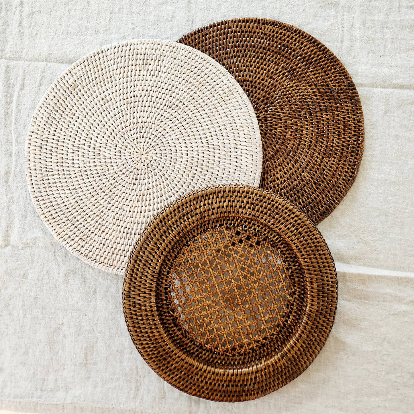 Round Rattan Placemat