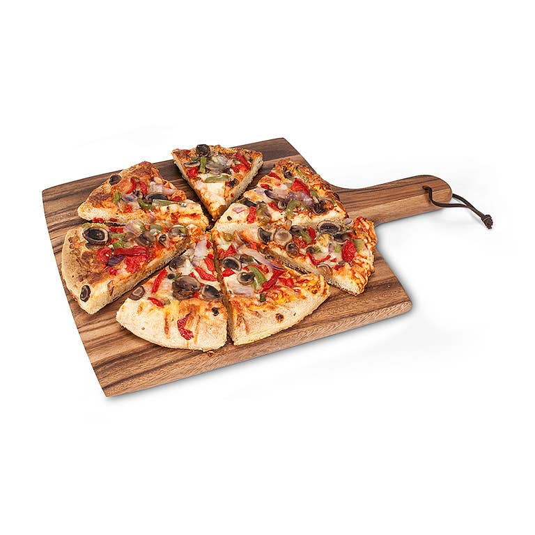 Square Pizza Board with Strap