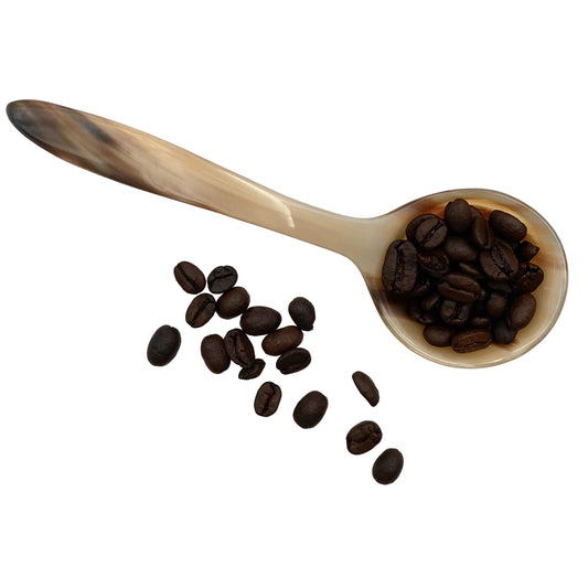 Horn Coffee Scoop Long Handle