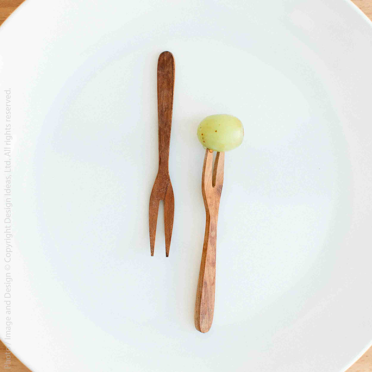 Teak Serving Fork