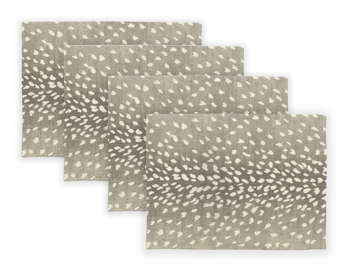 Antelope Linen Placemats - Taupe