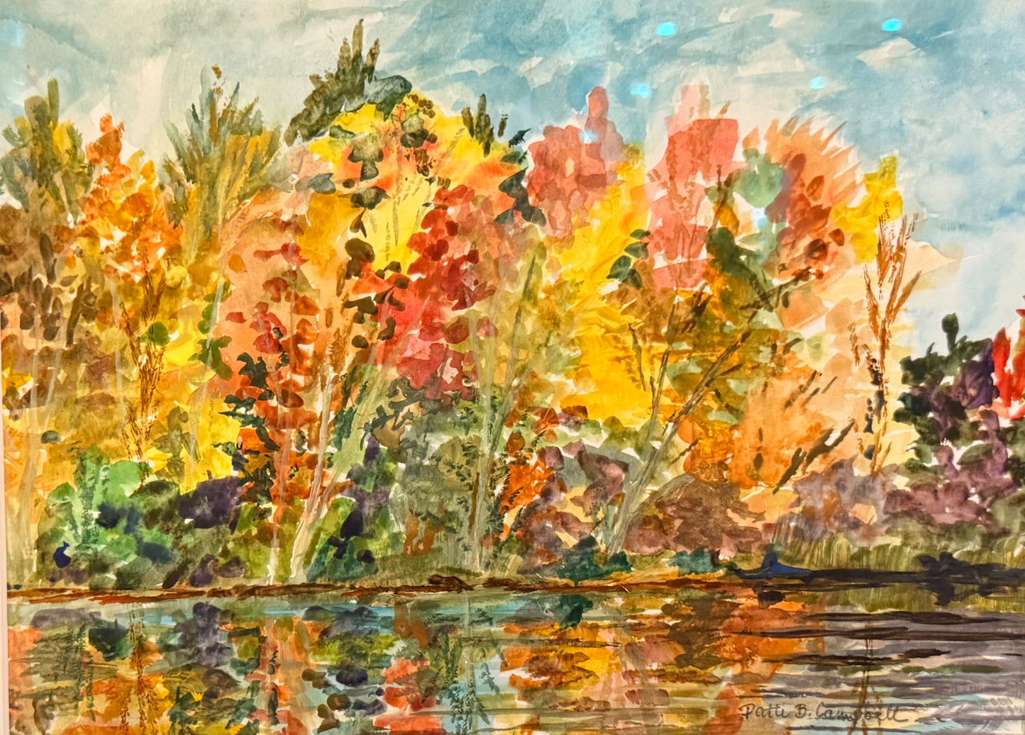 Fall Foliage Prentiss Pond