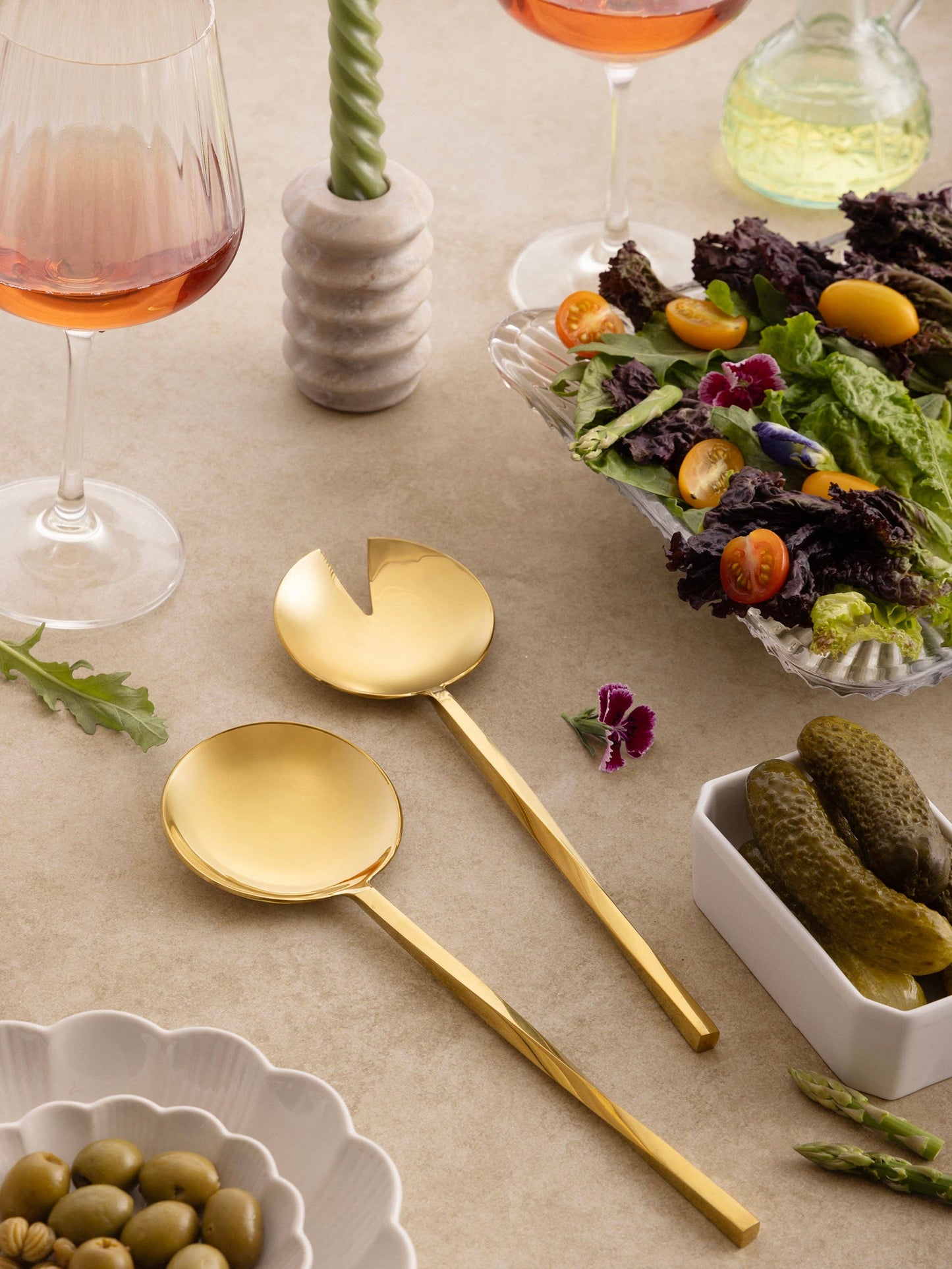 Oslo Salad Servers, Set of 2