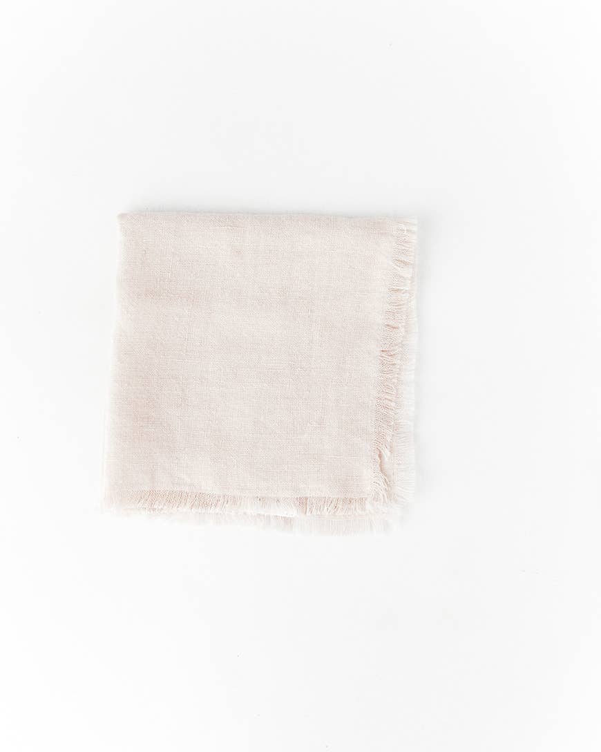 Stone Washed Linen Cocktail Napkins