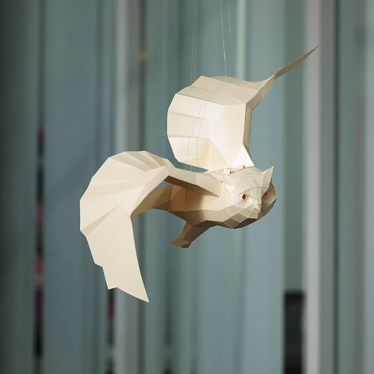 Hanging Owl Origami Model