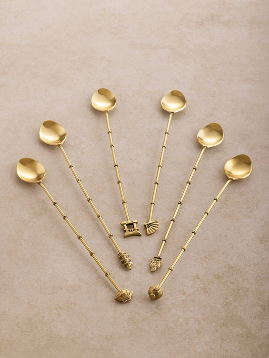 Magnolia Cocktail Stirrers, Set of 6