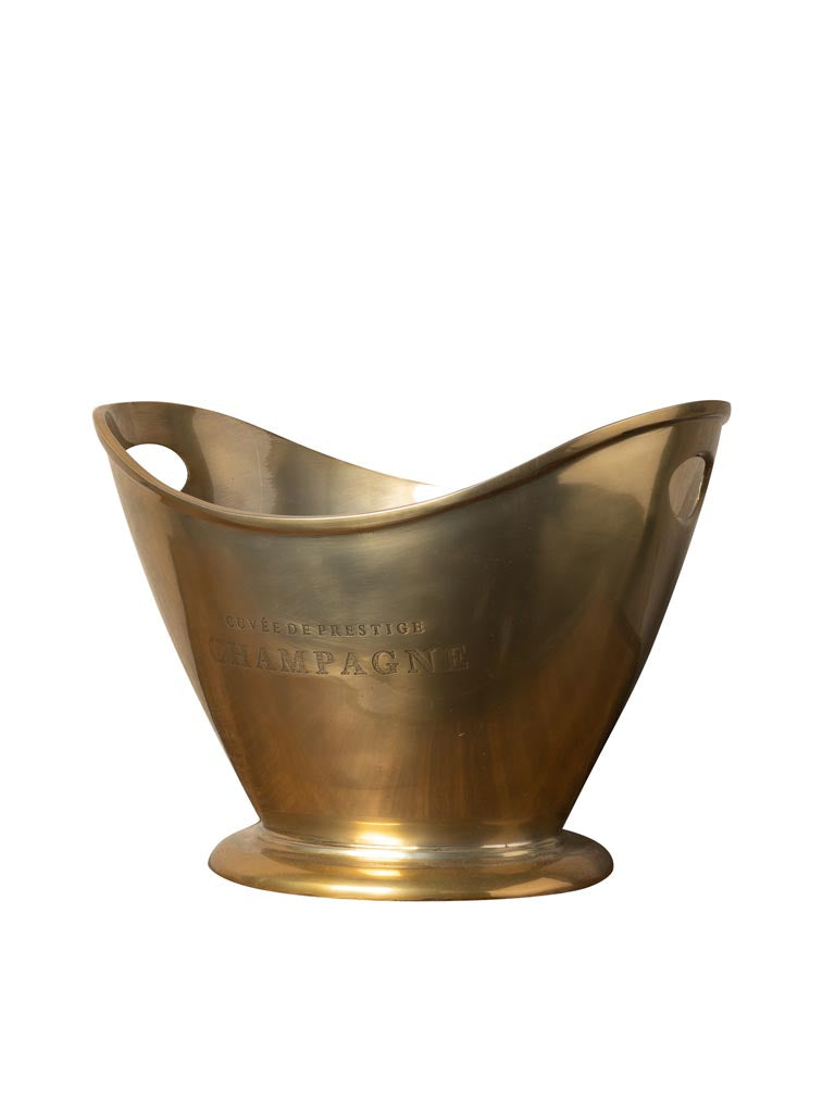 Ice Bucket Brass Patina