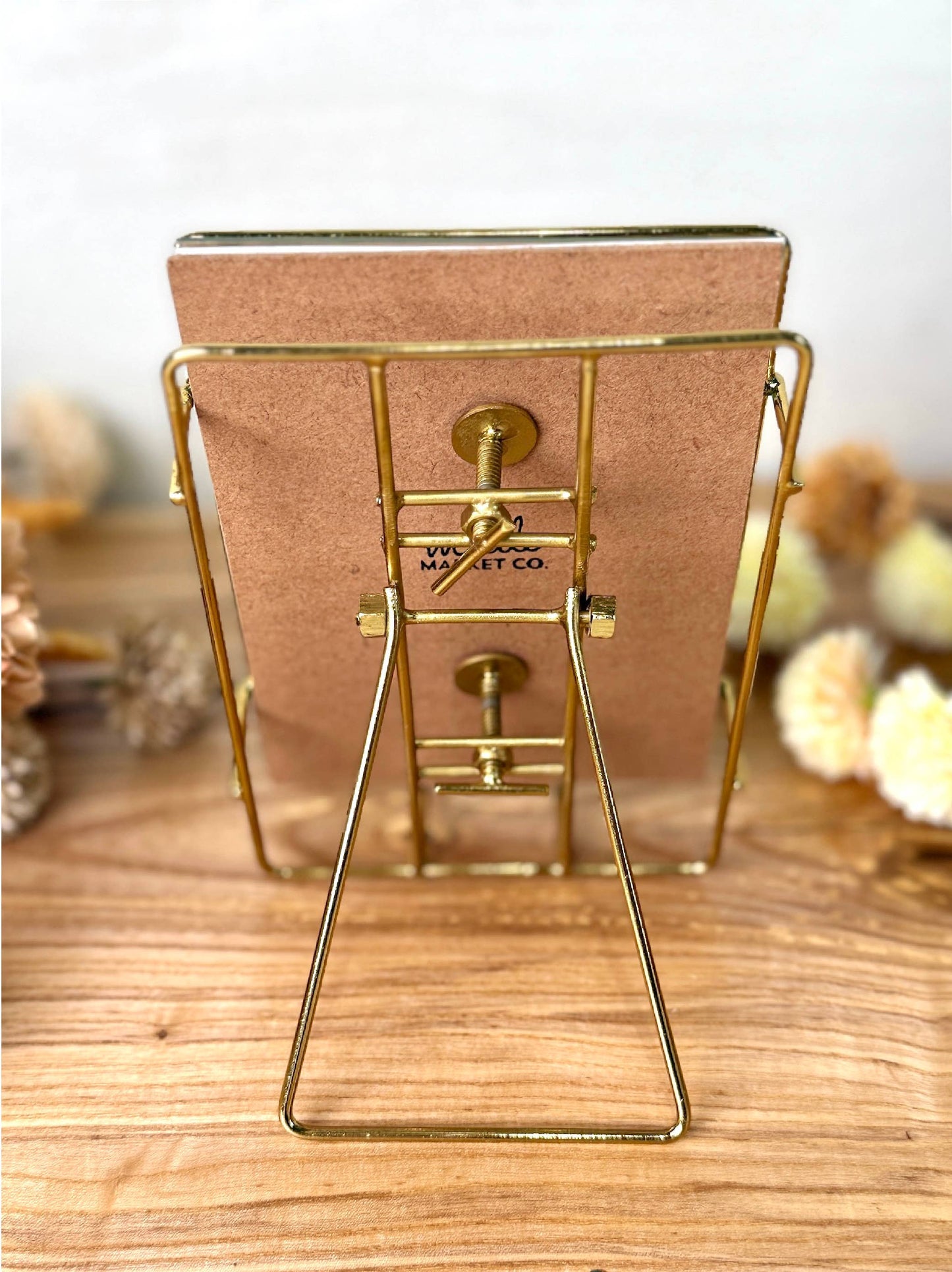 Industrial Brass Photo Frame 4x6
