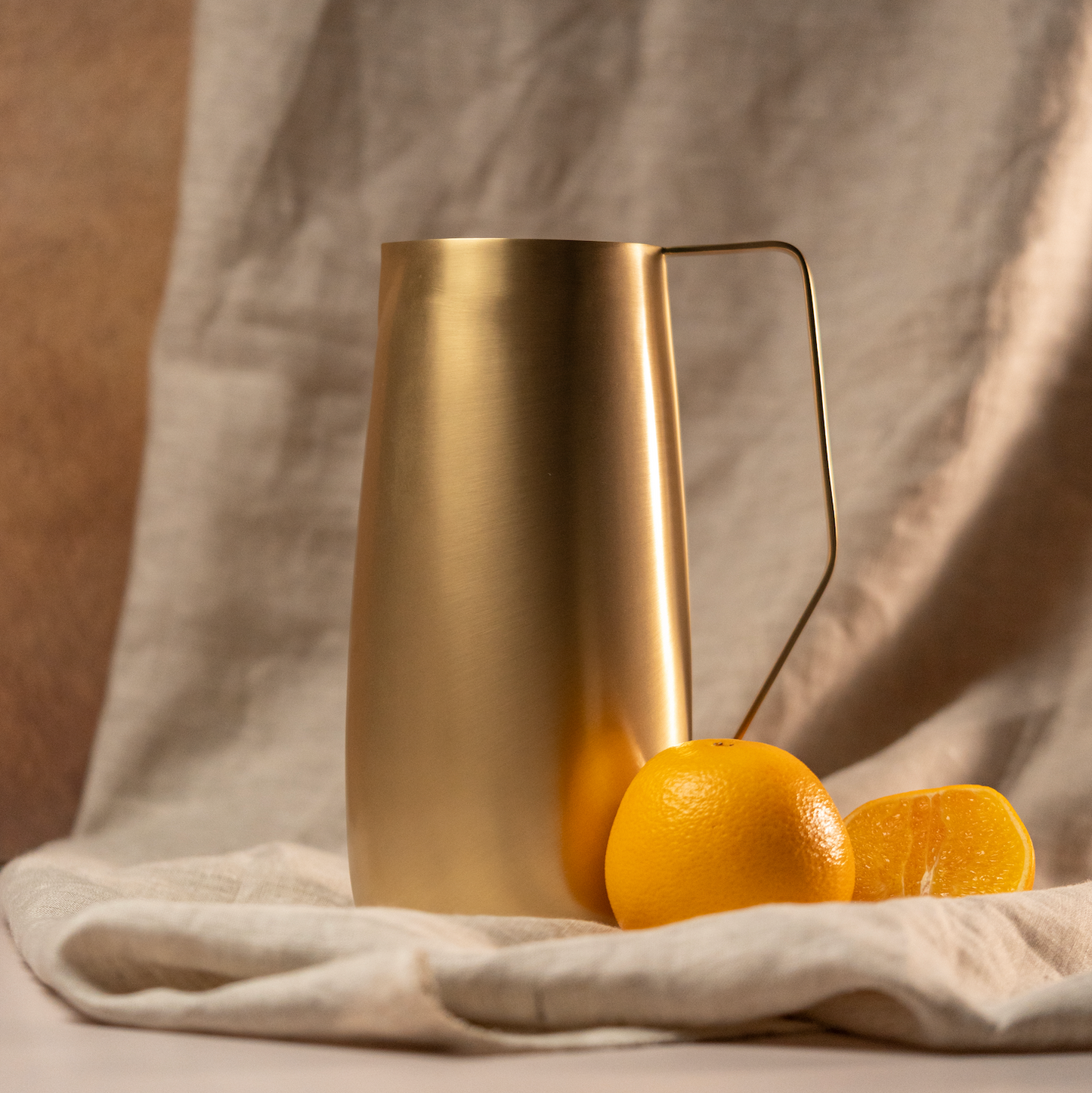 Artisan Brass Pitcher