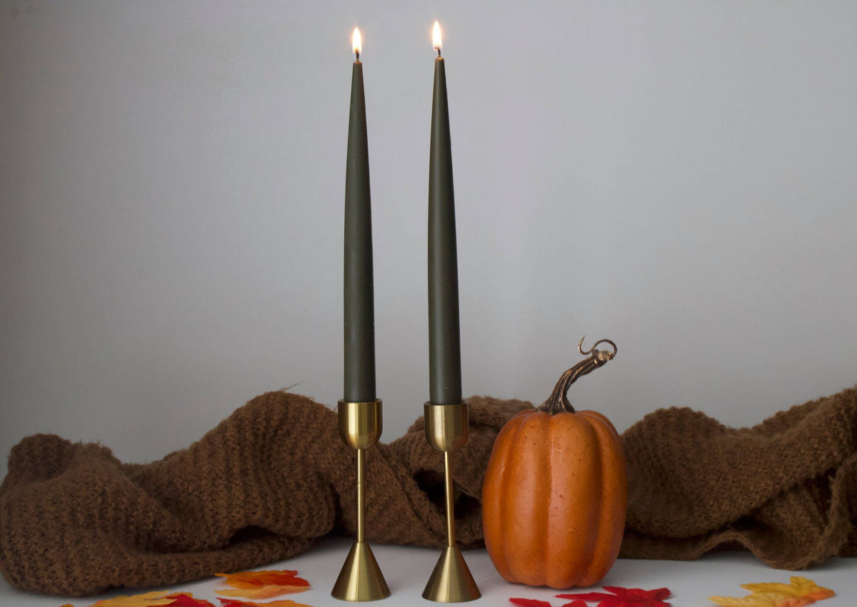 Pointed Taper Candlesticks Pairs