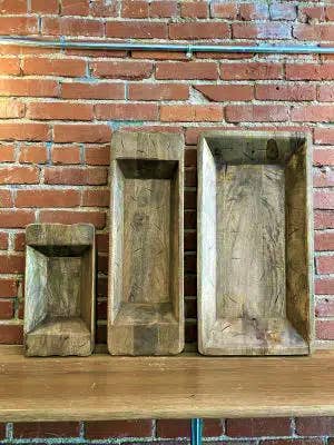 Crafted Rectangular Dough Bowl Large