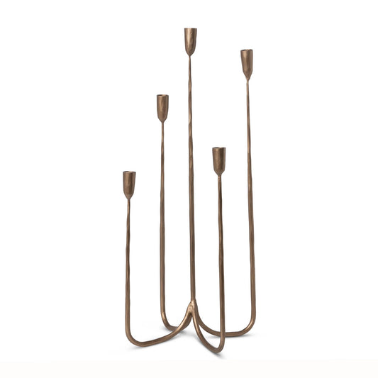 Forged Iron Tall Candelabra