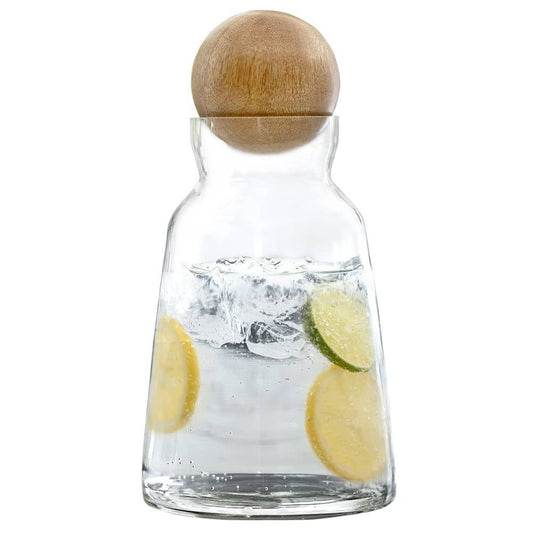 Carafe with Wood Ball Stopper
