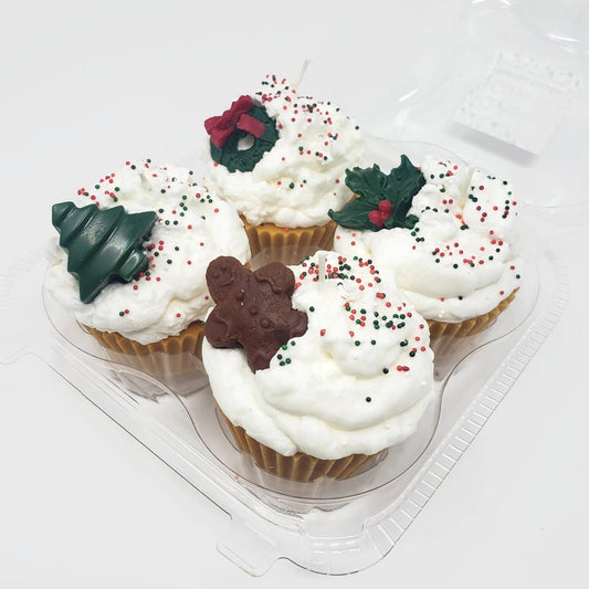 Holiday Cupcake Candles