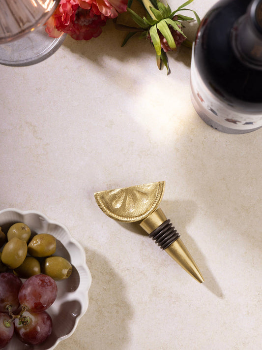 Citrus Wine Bottle Stopper