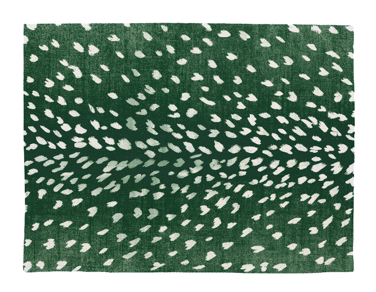 Antelope Linen Placemats - Hunter Green