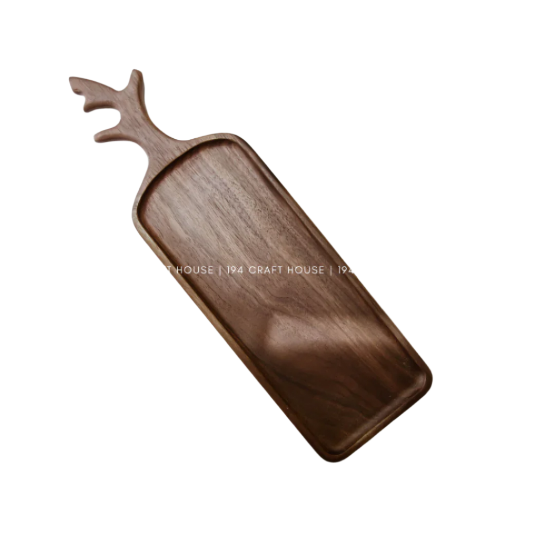Walnut Wood Tree Branch Cheese Board