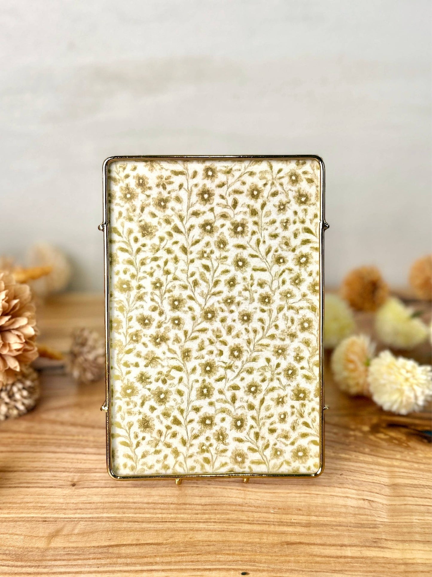 Industrial Brass Photo Frame 5x7