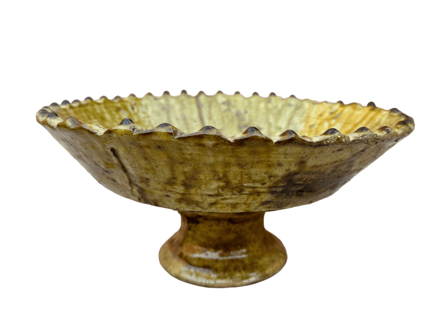 Footed Pottery Bowl