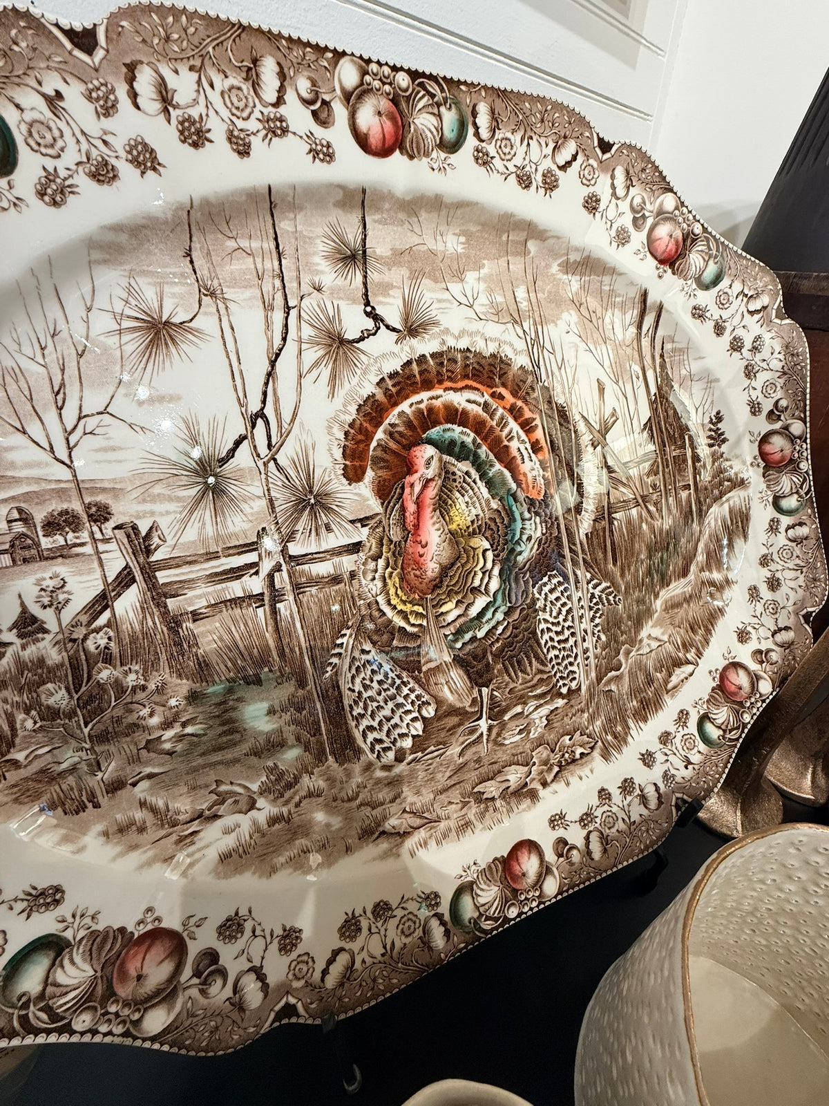 Vintage - Johnson Brothers "His Majesty" Turkey Platter