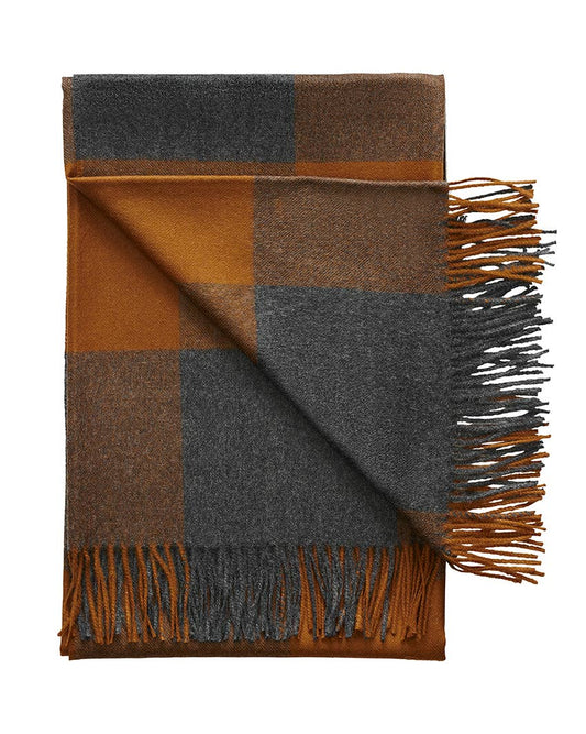 Buffalo Throw Blanket in Caramel