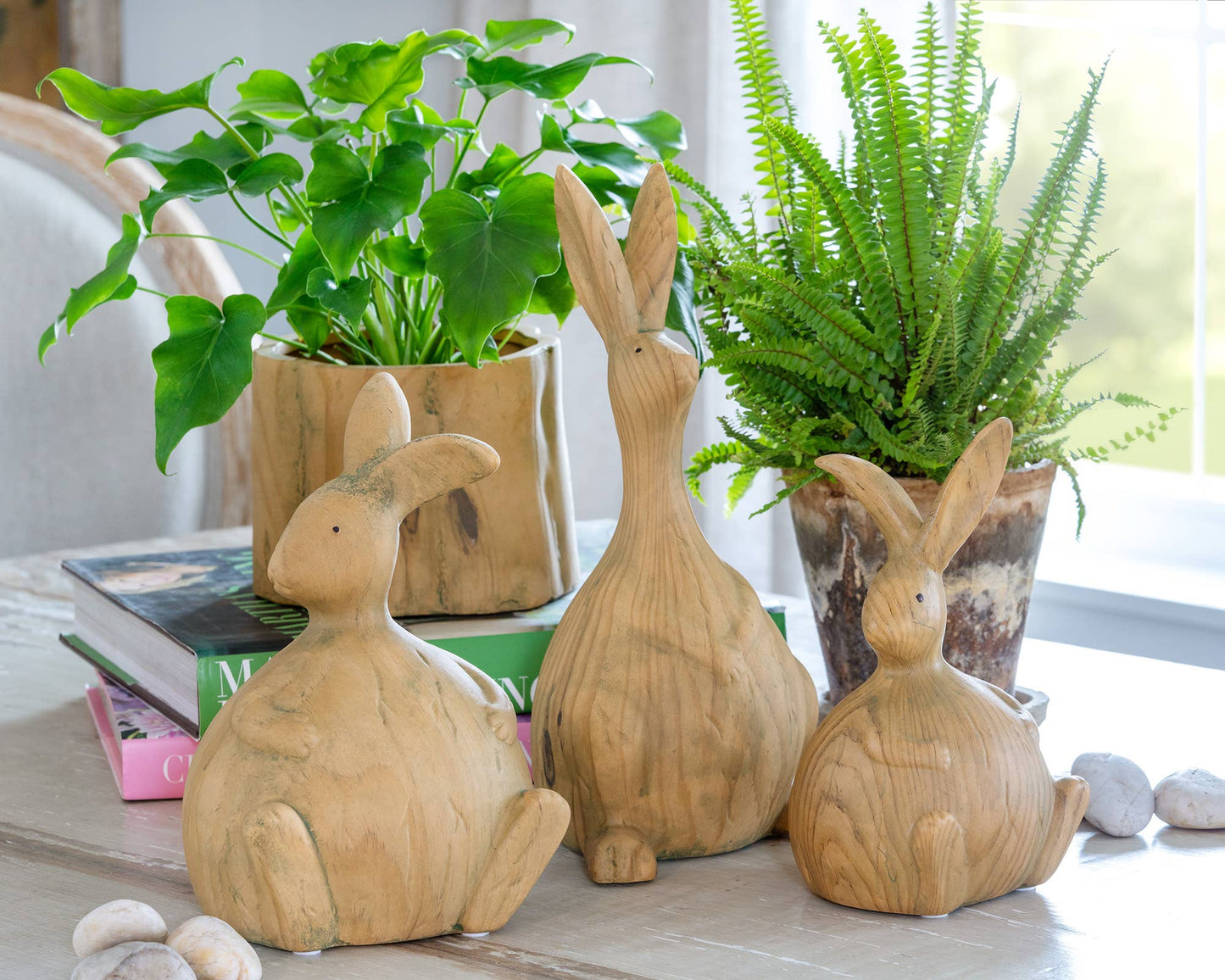 Faux Bois Bunnies