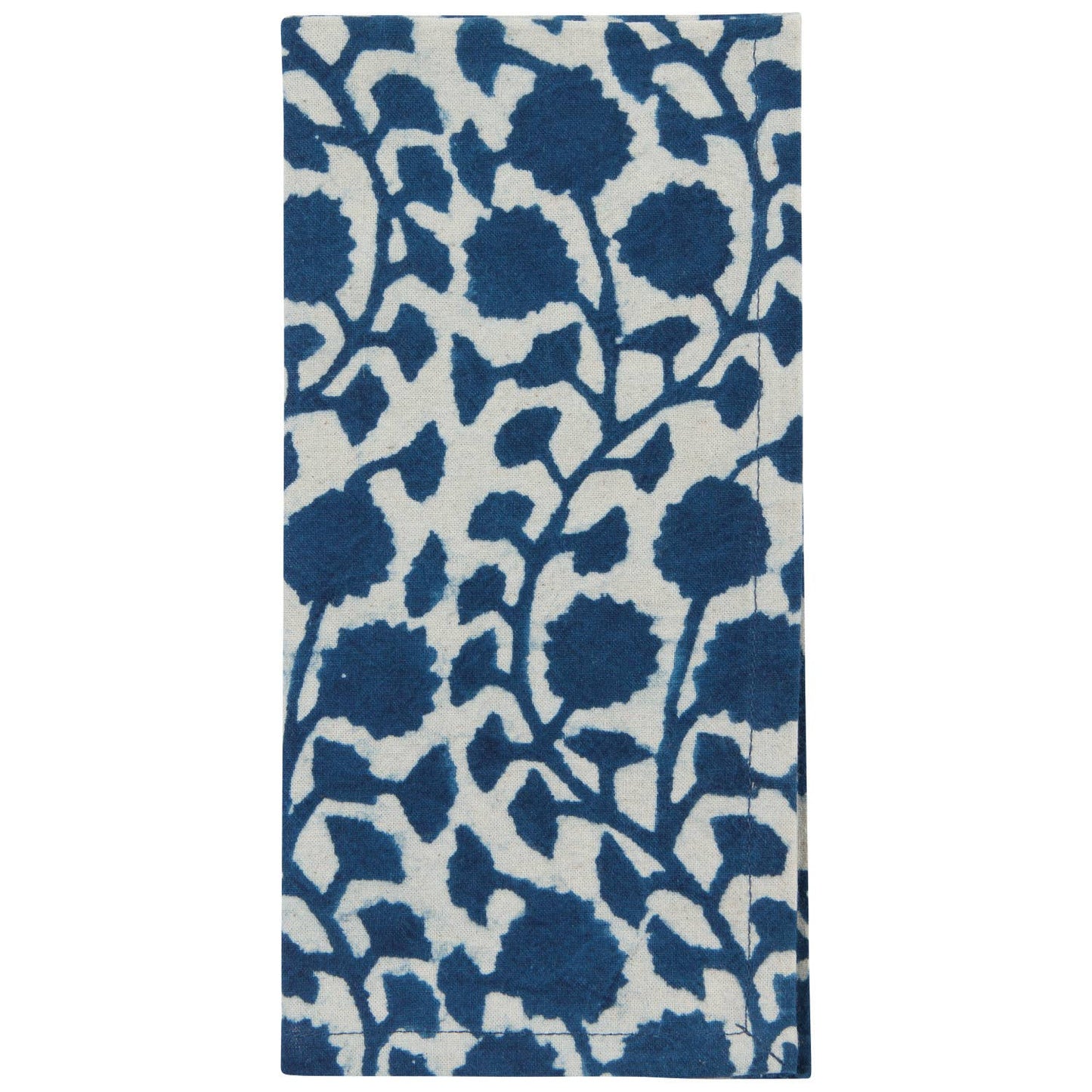 Vinebloom Block Print Napkins - Set of 4
