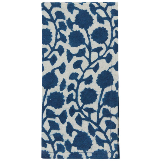Vinebloom Block Print Napkins - Set of 4