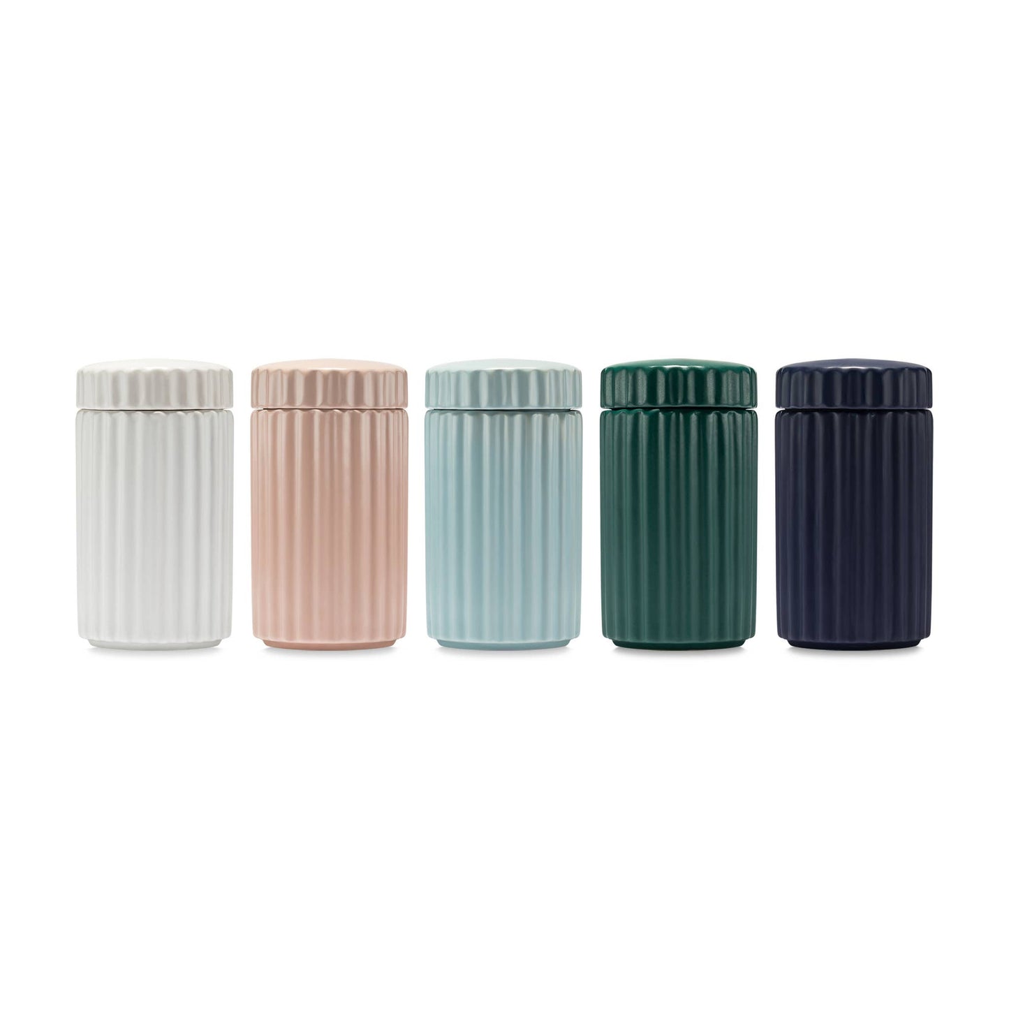 Ripple Ceramic Dog Treat Jar - Assorted Colors