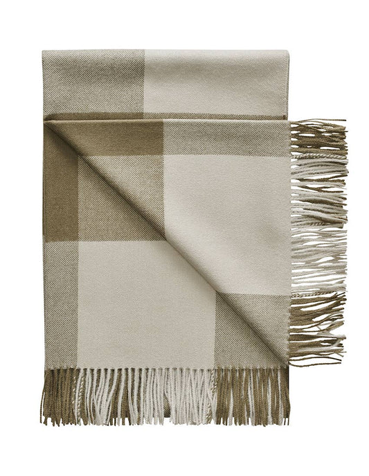 Buffalo Throw Blanket in Ivory